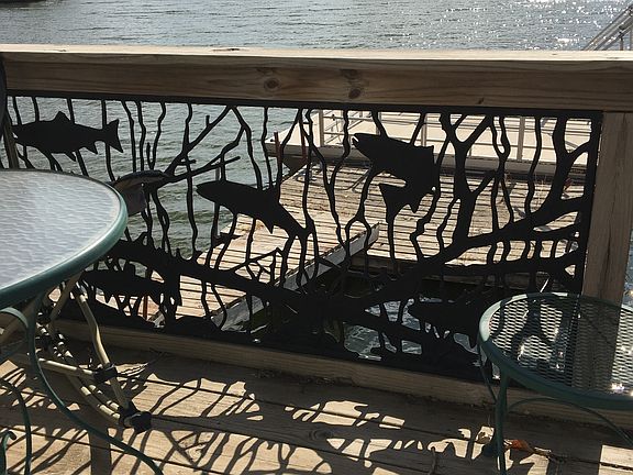 New deck w/decorative panel