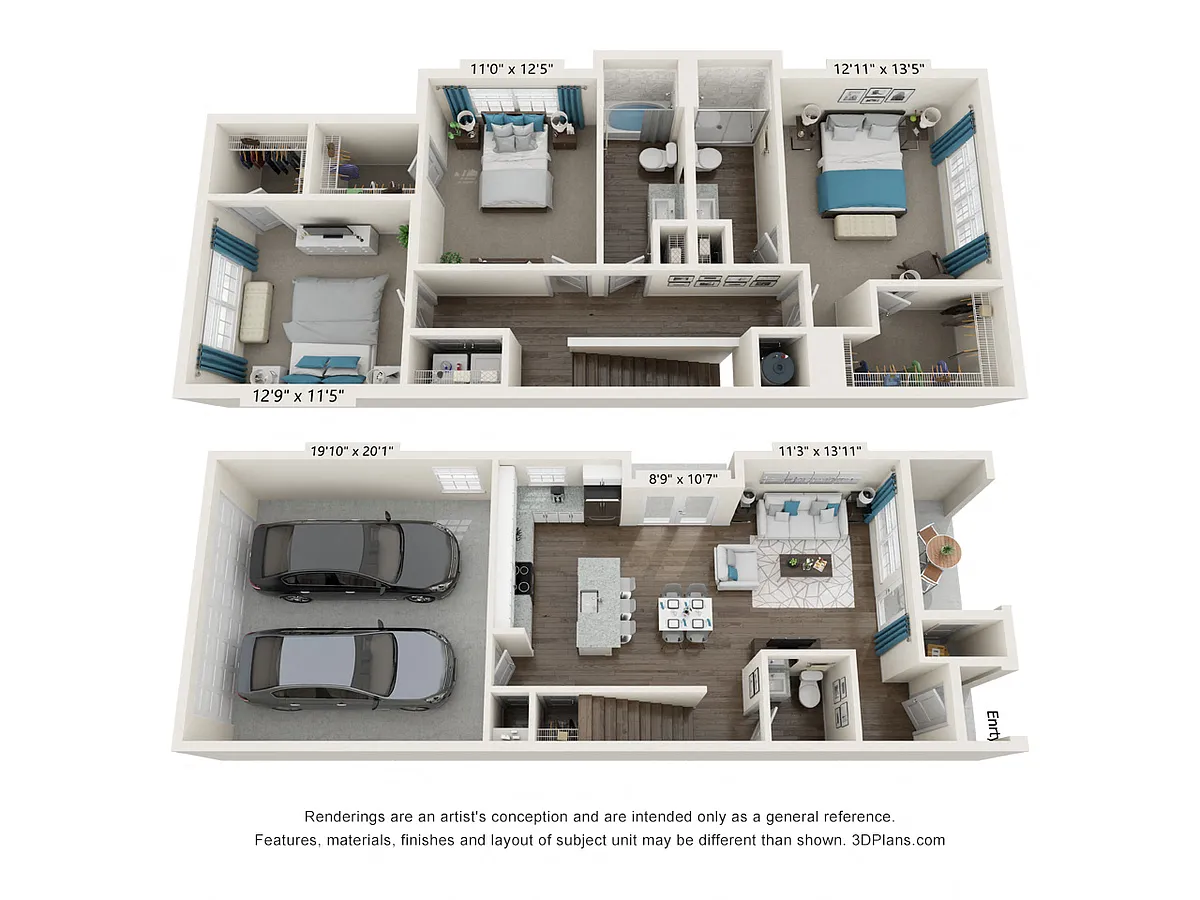 Floor plan TH 2