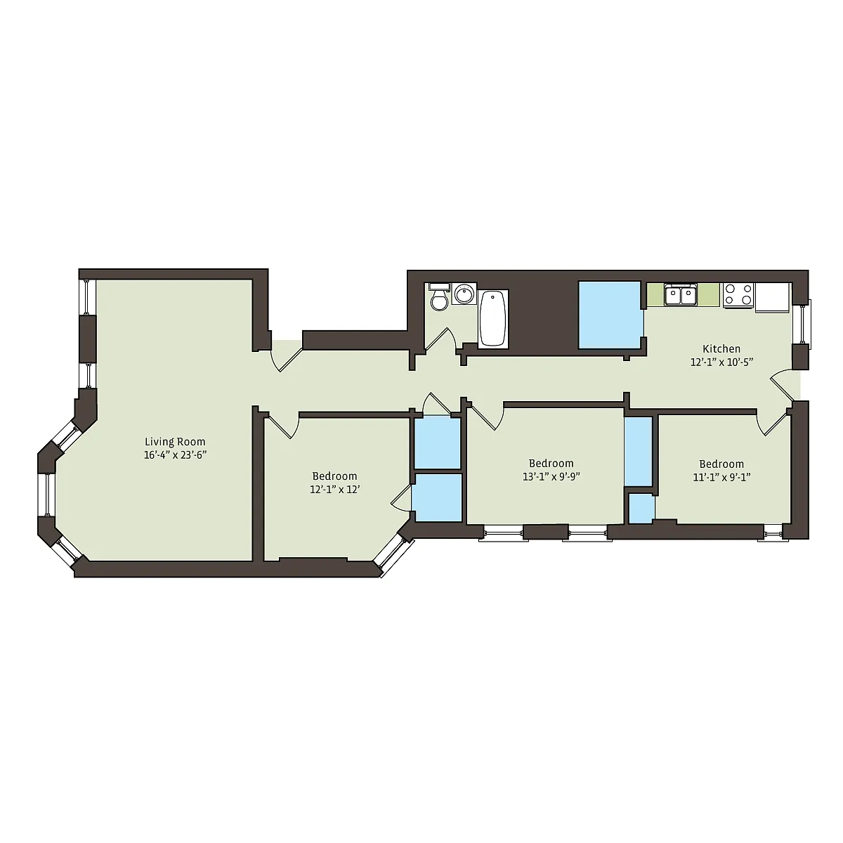 Floor plan 5401-3bd