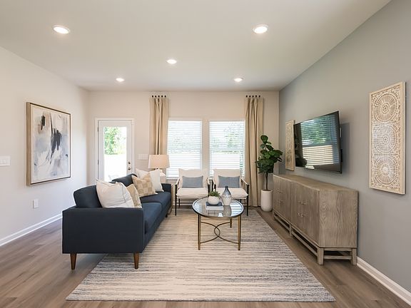 The Oakland floorplan with the Elemental White interior package modeled at Avalon.