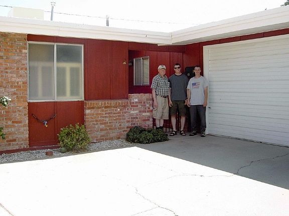 Drive way and 2 car garage