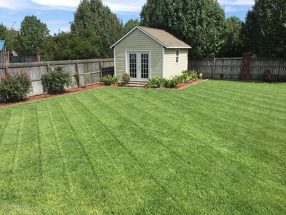 Backyard with Powered Shed