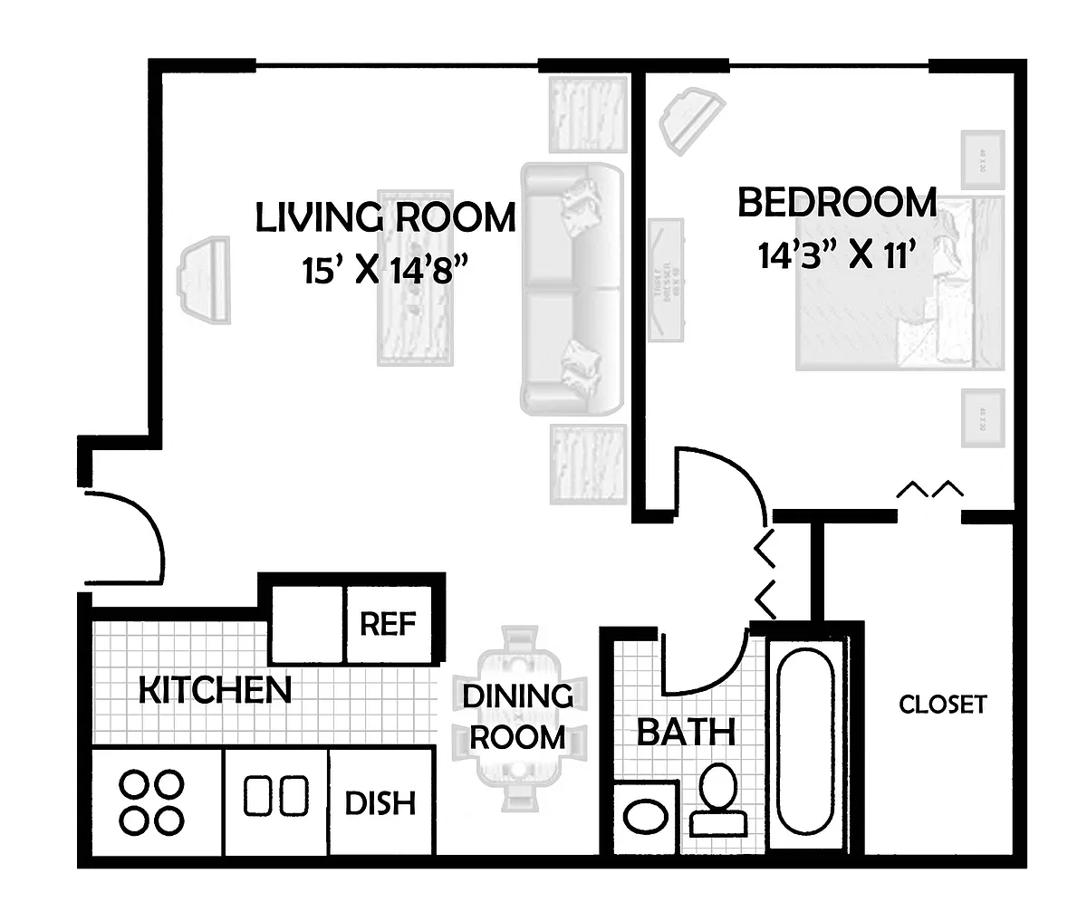 Floor plan The Lilac
