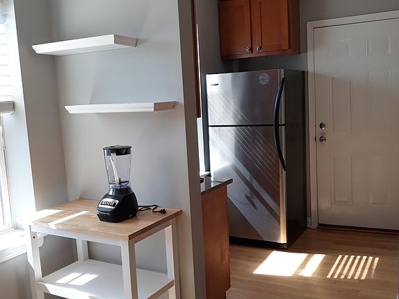 View from dining to kitchen.