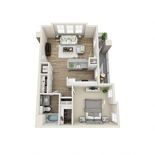 Floor plan A1A
