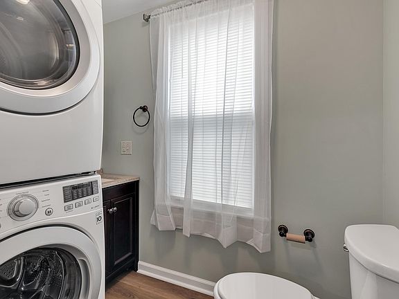 1st floor half bath and laundry