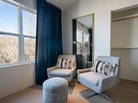 Master bedroom seating area