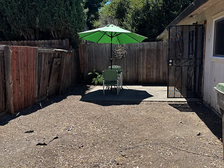 Fenced Backyard