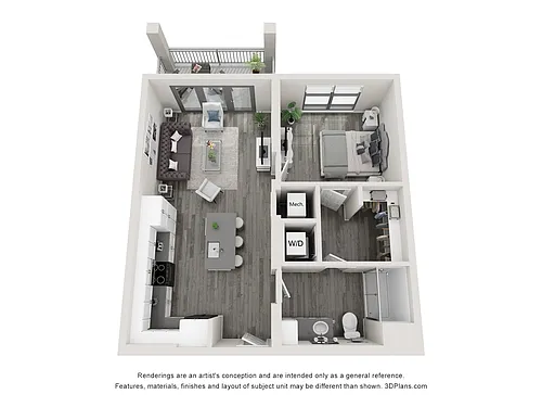Floor plan 1C