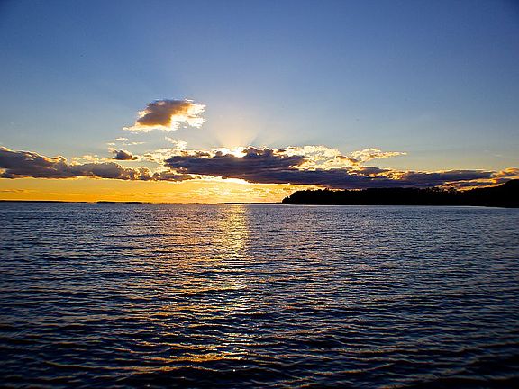 The beautiful sunsets!