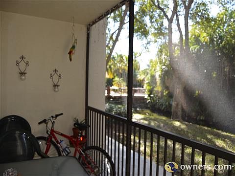 Screened in patio.