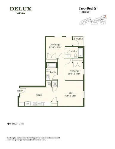 Floor plan B8