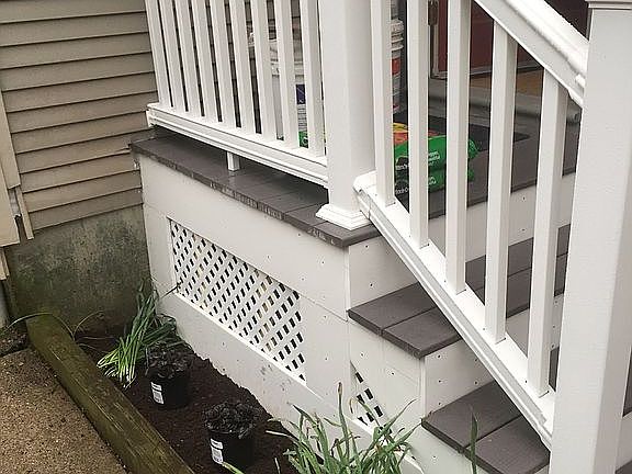 Front porch & small garden