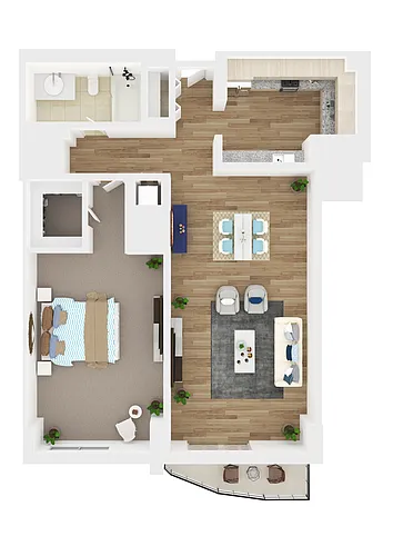 Floor plan Tier 7