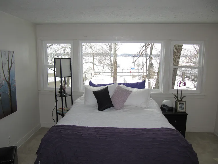 Master Bedroom - view to Winona Lake Park