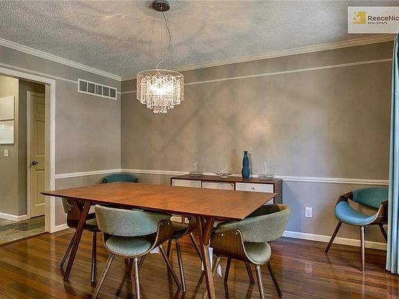 Spacious formal dining room.