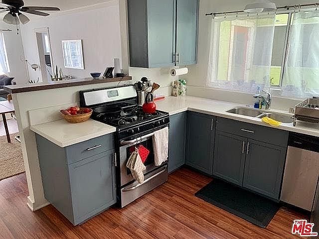 kitchen with a dish washer