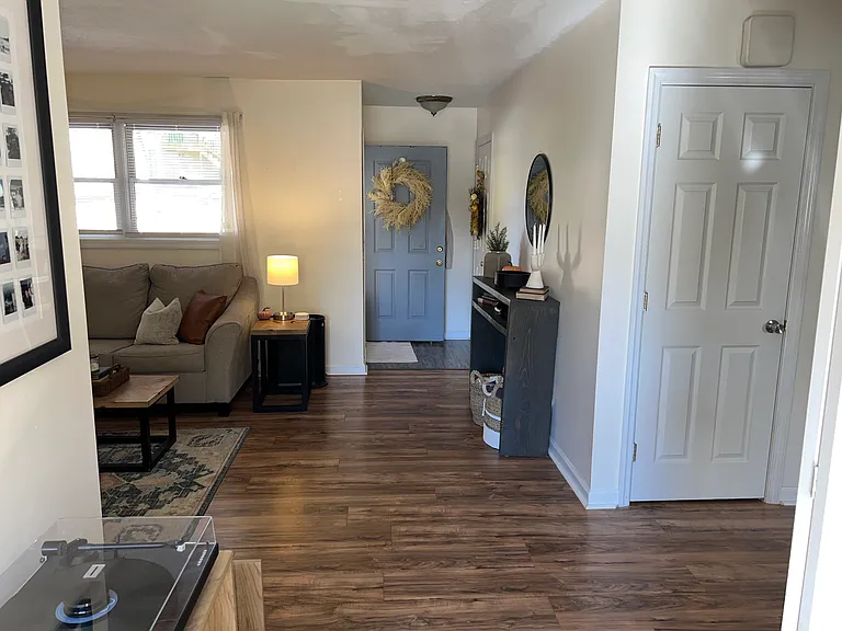 Living room to front door
