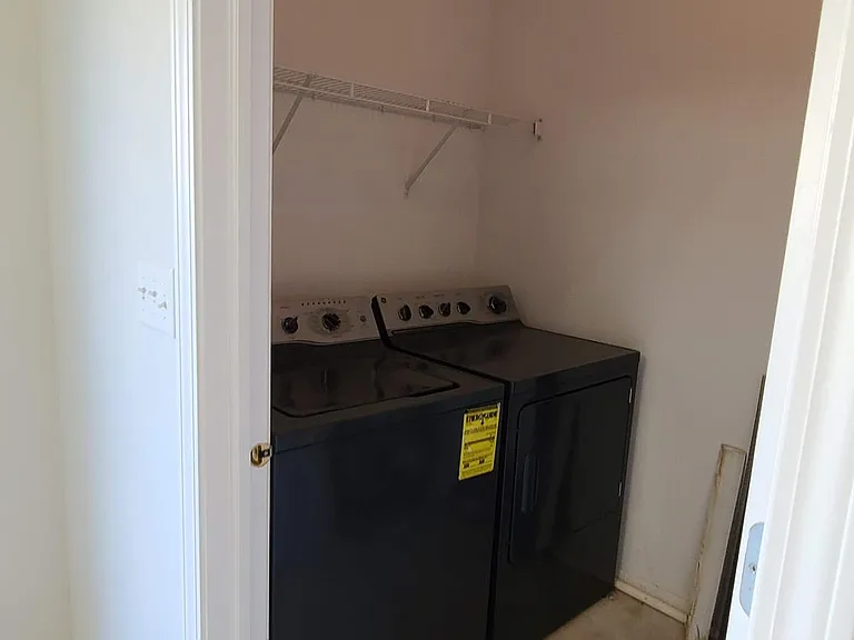 Washer Dryer in unit with convenient access on the main level