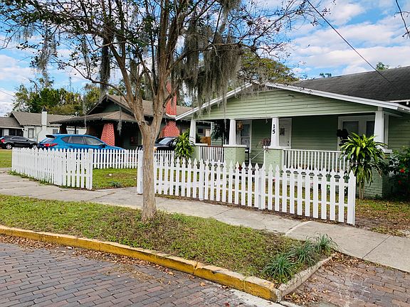 Street view showing brick streets