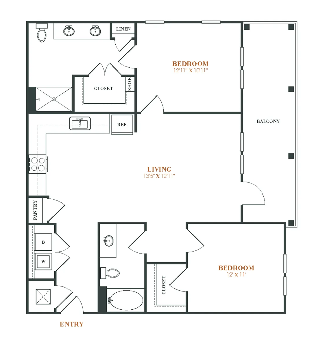 Floor plan B1