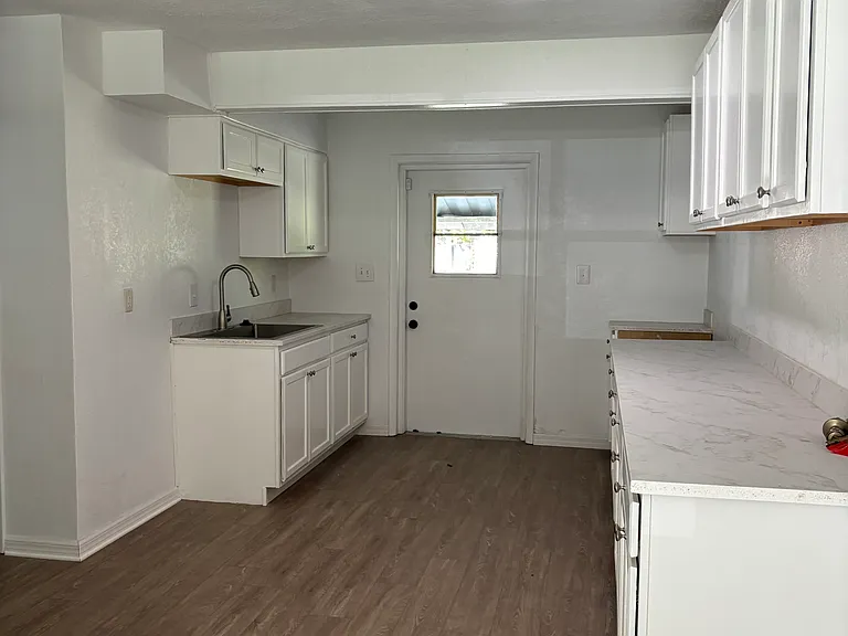 Kitchen and back door