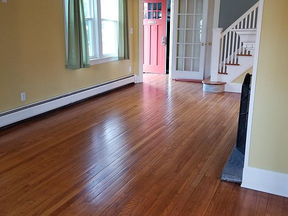 French doors on entry lead to the living room.
