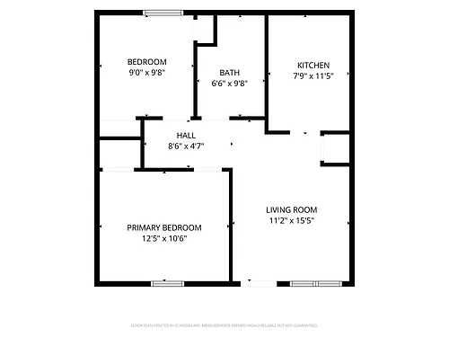 Floor plan Two Bedroom 50