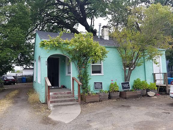 Charming bungalow with storage.