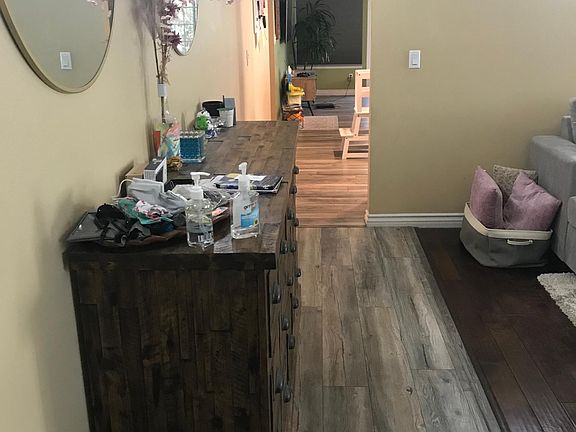 Front door entrance and hallway