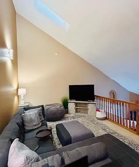 Large Loft Area with two skylights