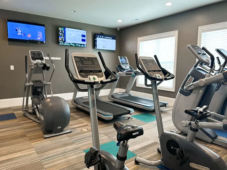 Enjoy a cardio workout while catching your favorite show.