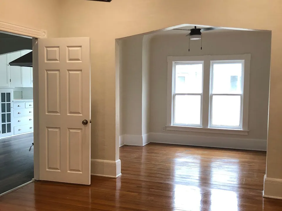dining room and den