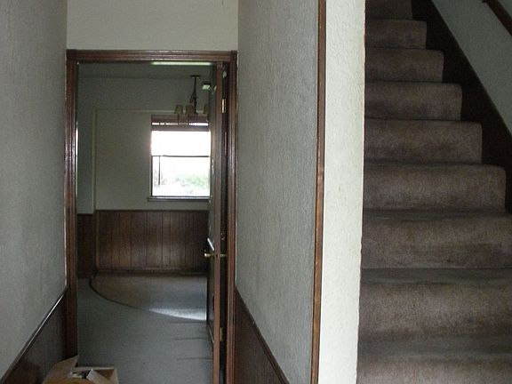 Front hall and stairs