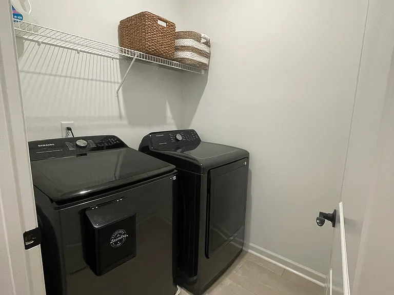 upstairs laundry room