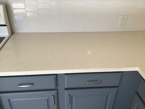 Kitchen countertops and backsplash