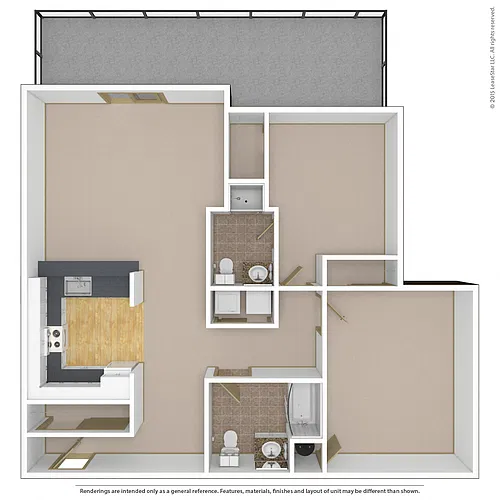 Floor plan 2x2h
