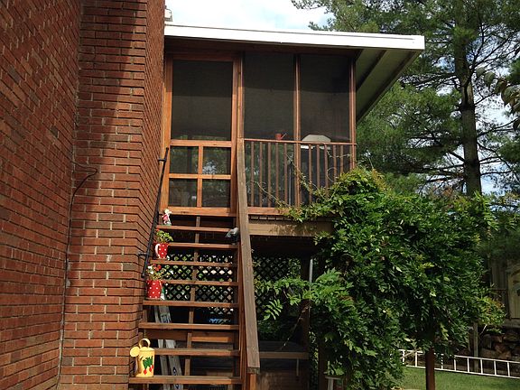 Screened in back porch