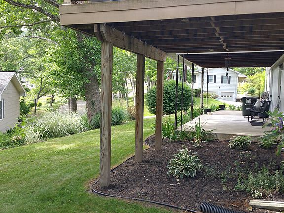Under deck and patio