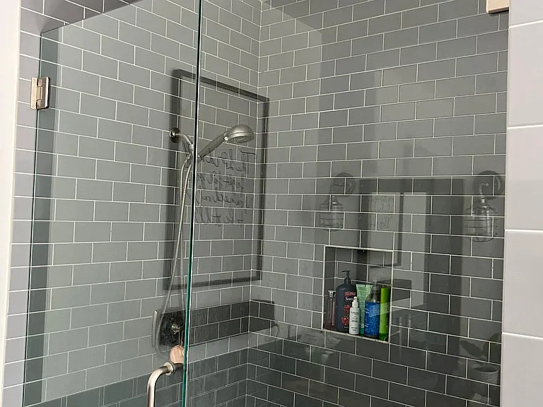 Master shower