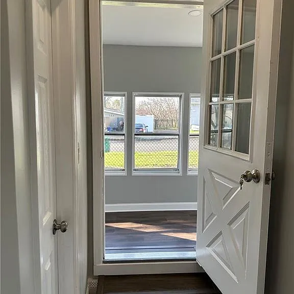 Into the family room