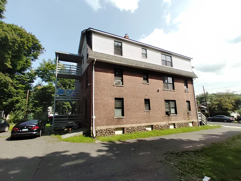 Left side of building