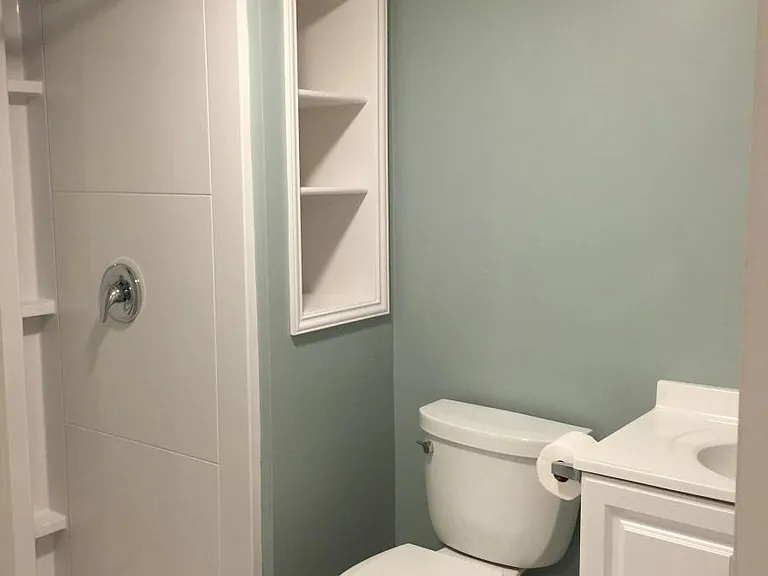 Basement bathroom