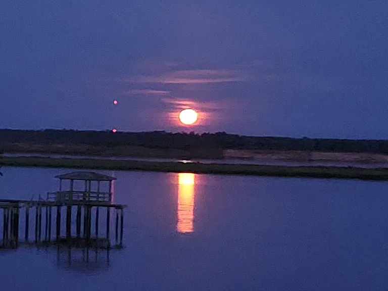big moon & sky
