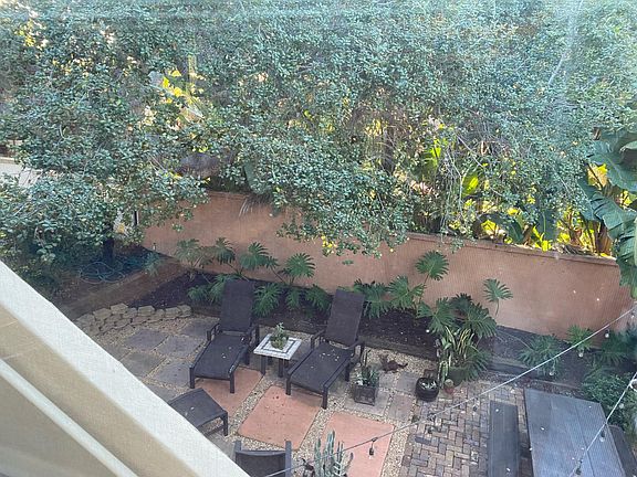 View from walking the steps to your home.