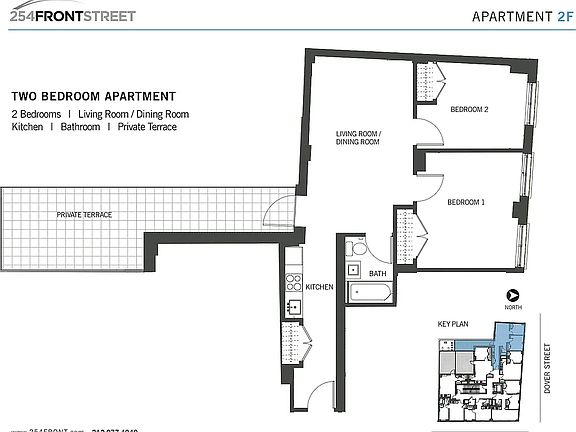 2nd image of 254 Front St APT 2F