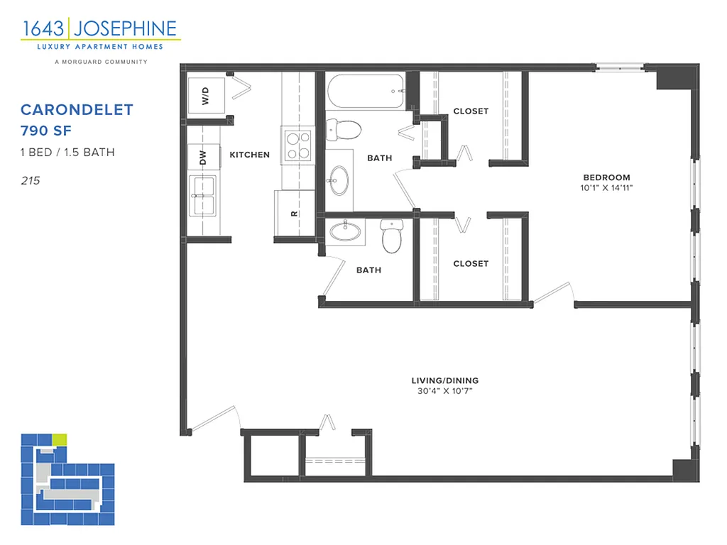 Floor plan Carondelet