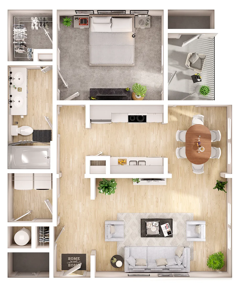 Floor plan A2 - Kelsey