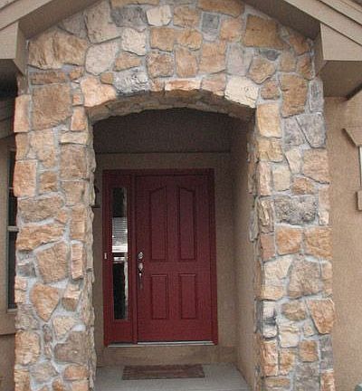 Beautiful rock entry