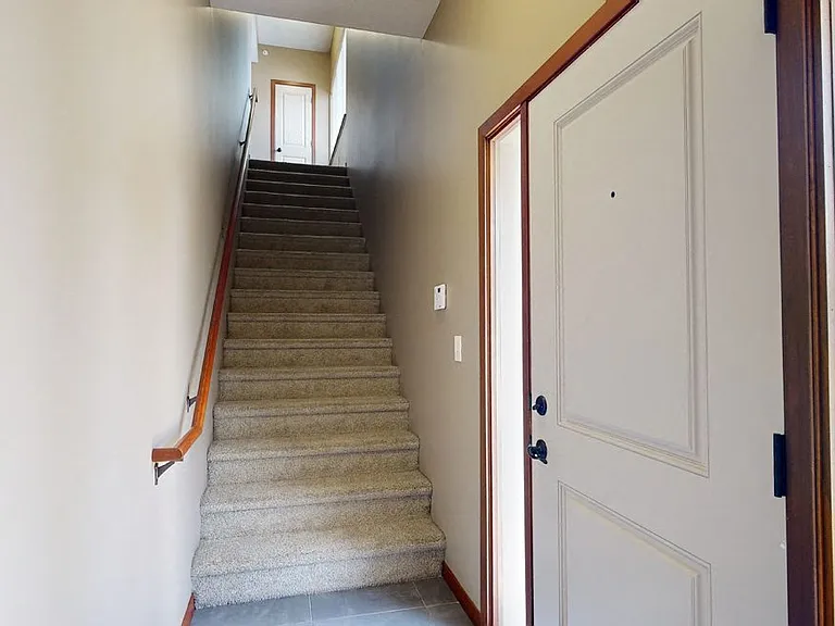All villas will have private entry, and if it's on the second floor, a private staircase.